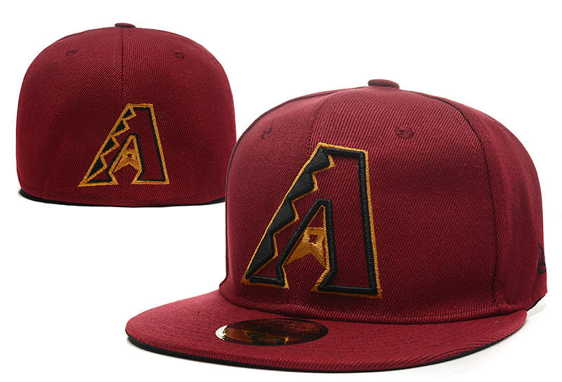 Arizona Diamondbacks Red Fitted Hat LX 0721